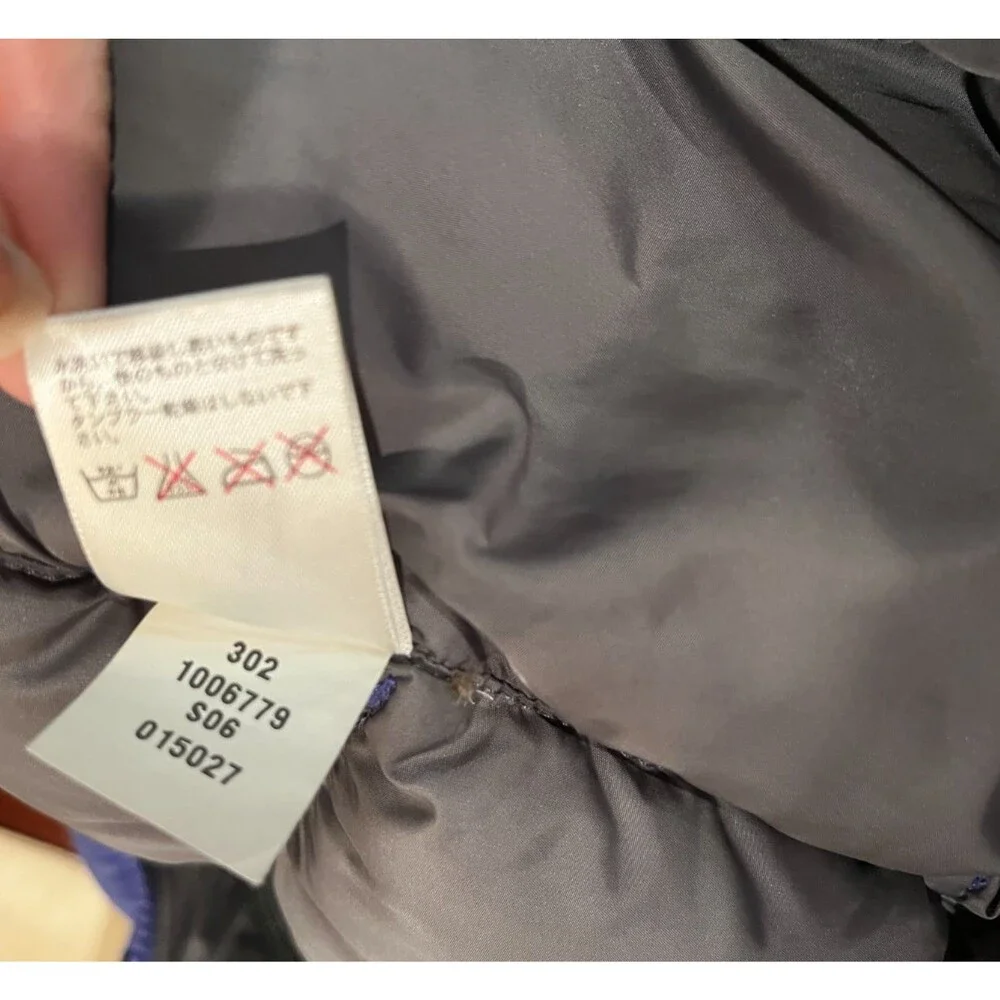 Women The North Face Nuptse 700 Down Puffer Winter Coat Size S Purple Vintage - Picture 10 of 16